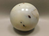 Agate Sphere Stone Madagascar 2 inch Gray Mineral Ball Rock #O4