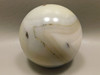 Agate Sphere Stone Madagascar 2 inch Gray Mineral Ball Rock #O4