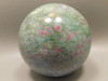 Ruby & Fuchsite 2.7 inch Stone Sphere Rock Gemstone 67 mm Ball #O1
