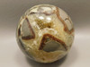 Septarian Nodule Stone 3 inch Sphere Ball Rock 78 mm Ball Utah #O6