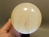 Golden Quartz Crystal Ball Large 4 inch Polished Stone Sphere #O10