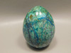 Chrysocolla Malachite Stone Egg Carving 2 inch or 52 mm Arizona #O7