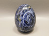 Sodalite Stone Egg 2 inch 50 mm Blue Gemstone Brazil #O12