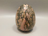 Rhodonite Egg Shaped 2 inch Polished Rock Pink Gemstone #O3