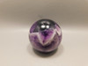 Chevron Amethyst Sphere 1.5 inch Purple Gemstone 40 mm #O4