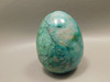 Chrysocolla Malachite Stone Egg Carving 2.4 inch Arizona #O2