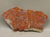 Red Agate Pseudomorph Stone Slab Lapidary Rough Rock #O3