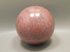 Rhodonite Sphere Shaped 3 inch Polished Rock Pink Gemstone #O1