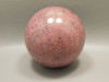 Rhodonite Sphere Shaped 3 inch Polished Rock Pink Gemstone #O1