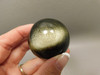 Gold Sheen Sphere 1.75 inch Gemstone Chatoyant Stone Ball #O1