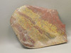 Morgan Hill Poppy Jasper Lapidary Rough Rock Stone Slab #O12