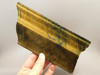 Tigereye Rough Rock Yellow Tigers Eye Stone Slab Cabbing #O8