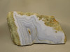 Blue Lace Agate Stone Slab Lapidary Cabbing Rough Rock #O4