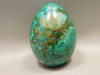 Chrysocolla Malachite Stone Egg Carving 2.3 inch Arizona #O9