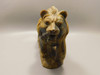 Lion Figurine Carving Tigereye 7 Inch Carved Gemstone Animal #O353