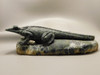 Iguana Lizard 9.5 inch Figurine Kabamba Jasper Animal Carving #O256