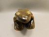 Frog Figurine Tigereye 5.6 inch Gemstone Animal Carving #O59