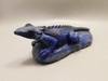 Lizard Figurine Blue Lapis Collectible Gemstone Animal Carving #O279