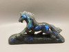 Horse Figurine Labradorite Gemstone Animal Stone Carving #O316