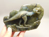 Dinosaur Figurine Labradorite Rock 5.2 inch Carving Gemstone T-Rex #O51