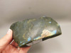 Rhinoceros Figurine Labradorite Polished Carved Stone Animal #O27