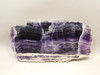 Purple Banded Fluorite Crystal Polished Slab #O1`