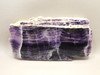 Purple Banded Fluorite Crystal Polished Slab #O1`
