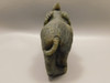 Elephant Figurine Labradorite Polished Rock Carved Stone Animal #O17