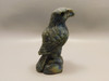 Eagle Figurine Animal Carving 4 inch Labradorite Stone #O29