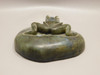 Frog Figurine Labradorite Carved Rock 3.25 inch Stone Animal #O68