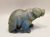 Bear Figurine Labradorite 3.5 inch Animal Fetish Stone Carving #O57