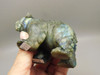 Bear Figurine Labradorite 3.5 inch Animal Fetish Stone Carving #O57