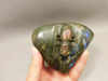 Scarab Beetle Figurine Animal Carving Labradorite Hand Carved Rock #O338