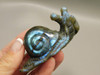 Snail Figurine Labradorite Carved Slug Gemstone Fetish #O291