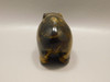 Hippopotamus Figurine Tiger-eye 3 inch Animal Carving #O504