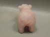Bear Figurine Gemstone Animal Carving Rose Quartz 2.6 inch #O3