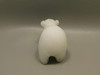 Bear Figurine Gemstone Animal Carving White Marble #O1