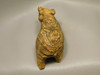 Bear Figurine Stone Animal Carving Kalahari Jasper 3.2 inch #O80