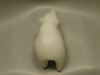 Bear Figurine Gemstone Animal Carving White Marble #O2