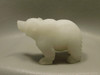 Bear Figurine Gemstone Animal Carving White Marble #O2