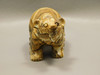 Bear Figurine Stone Animal Carving Kalahari Jasper 3.2 inch #O81