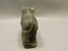 Rhinoceros Figurine Labradorite Hand Carved Stone Animal #O13
