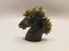 Horse Head Figurine Labradorite Stone Animal 3 inch Carving #O222