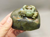 Crab Figurine Labradorite Stone Animal 3.5 inch Carving Cancer #O35