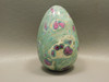 Ruby and Fuchsite Egg Shaped Stone 2.8 inch Polished Rock #O2