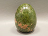 Unakite Egg Shaped 2 inch Pink and Green Stone  Polished Rock #O1