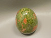 Unakite Egg Shaped 2 inch Pink and Green Stone  Polished Rock #O3