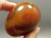 Carnelian Agate Egg Shaped Stone Carving 2 inch Orange Gemstone #O1