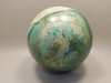 Chrysocolla Cuprite Sonora Sunset Stone Sphere 4.5 inch Rock #O100