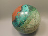 Chrysocolla Cuprite Sonora Sunset Stone Sphere 4.5 inch Rock #O100